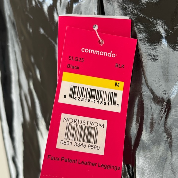 NEW Commamdo Perfect Control Patent Leather Legging Black medium - Picture 8 of 11